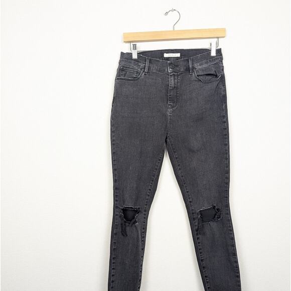 PacSun Black High Rise Distressed Jeggings Size 28 - Picture 3 of 8